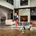 thumbnail image 2 of Regalo 192 Inch Double Super Wide Baby Gate and Play Yard, White, 4-in-1, Ages 6 to 24 Months, 2 of 7