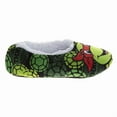 thumbnail image 2 of Nickelodeon Ninja Turtles Slippers for Kids, Ninja Turtles Design Soft Cozy Indoor Comfort (Toddler Little Kid), Green, Size: 5-6, 2 of 5