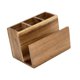 thumbnail image 5 of Porta Cubiertos Organizador de Cubiertos Recipiente para Utensilios Soporte de Servilletas Caja Rústica Elegante Adecuado para Mesa Comedor Sala, 5 of 9