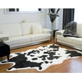 thumbnail image 2 of H-Luxe Faux Fur Cowhide Rug, 2 of 4