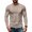 Khaki, variant on ZenCart Men's Crew Neck Tee Long Sleeve T-Shirt with Chest Pocket Solid Color Casual Top for Daily Wear Work And Outdoor Activities