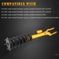 thumbnail image 3 of 2PCS Front Shock Struts w/Electric Fit for Jeep for Grand Cherokee Overland SRT8 2012-15, 3 of 4