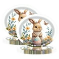 thumbnail image 7 of SLYNSHome - 50 Pcs - Easter Disposable Paper Plates Heavy Duty for Dinner Party Decoration - 12.6 inch - Cute Rabbit Plates Bunny Tableware for Home Easter Parties Wedding Decor, 7 of 7