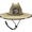 Snook, variant on Fishing Life Mafa Quad Hat Straw Lifeguard Hat - Adult Unisex
