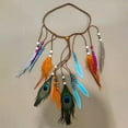 thumbnail image 5 of Feather Headband Accessory Boho Hair Rope Festival Hairpiece For Women Girls, 5 of 6