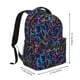 thumbnail image 2 of Disketp Multicolor Bowling Mochila Estampada para Hombre y Mujer – Mochila Ligera Clásica con Múltiples Bolsillos para Universidad, Trabajo y Viajes-One Size, 2 of 5