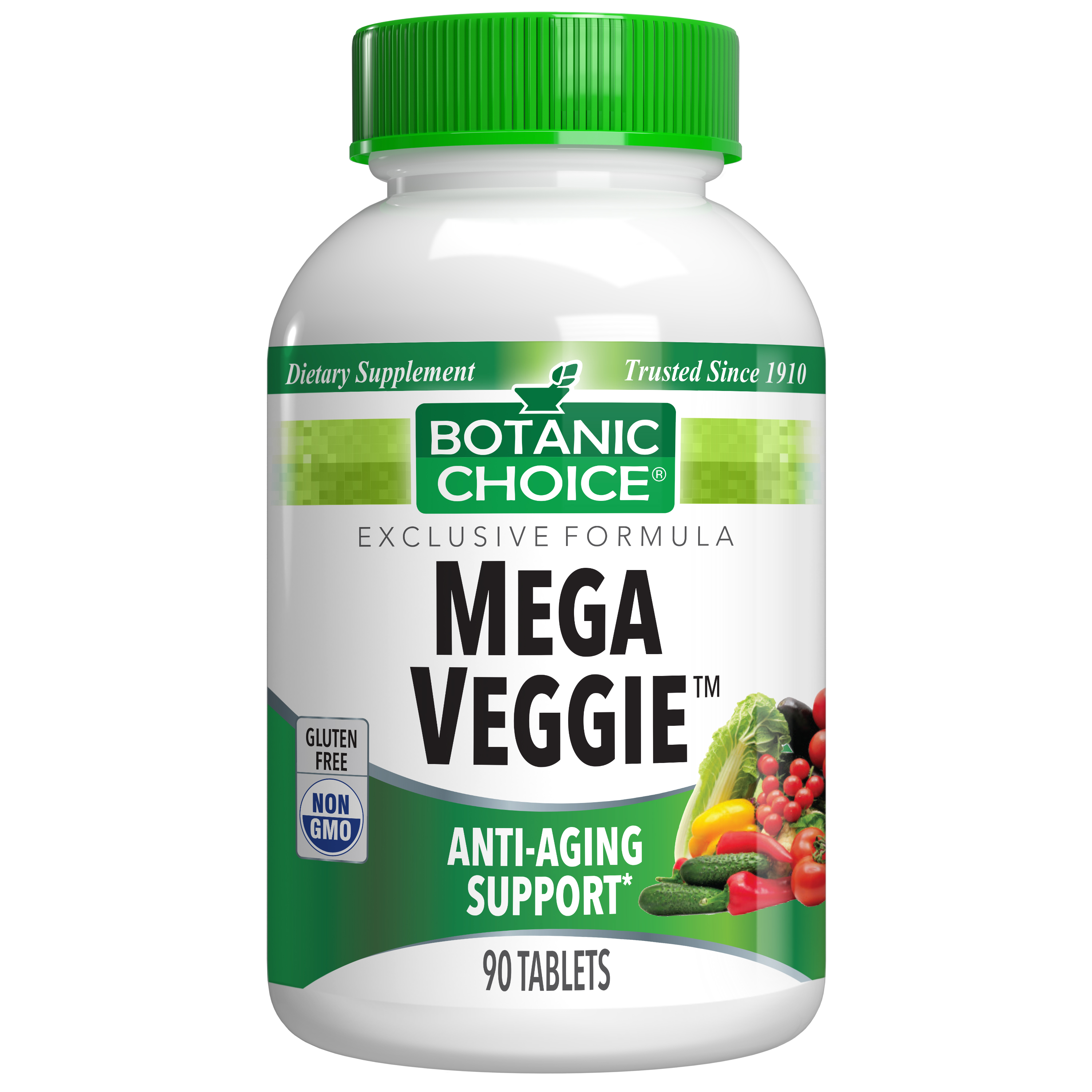 Botanic Choice Mega Veggie™ Multivitamin Herbal Supplement, 90 tablets