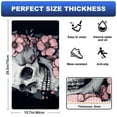 thumbnail image 2 of DragonBtu Kitchen Mat Cushioned Anti Fatigue Rug Halloween Skull Flower Pattern 15.7"x29.5" Waterproof, Non Slip, Comfort Desk/Floor Mats for House Sink, 2 of 6