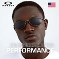 thumbnail image 7 of Oakley OO4075 Square Wire Rectangle Shaped Polarized Sunglasses for Men - Includes Official Eyewear Kit - Tungsten Frame with Prizm Tungsten Lens, 7 of 7