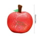thumbnail image 3 of Almohada de Frutas Peludas Decoración de Navidad | Cojín de felpa rojo de 10cm/20cm | Acento festivo para sofá, pieza de exhibición, idea de regalo | Material de flocado suave, ligero | Serie Feliz, 3 of 6