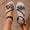 Black, variant on YLOMAY Women’s Sandals Flat Sandals with Straps Roman Sandals Casual Bohemian Style Flowers Shoes Summer Beach Vacation Sandals Black 6
