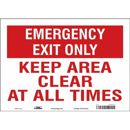 

Condor Safety Sign 10 in x 14 in Vinyl 480P31 480P31 ZO-G5804412