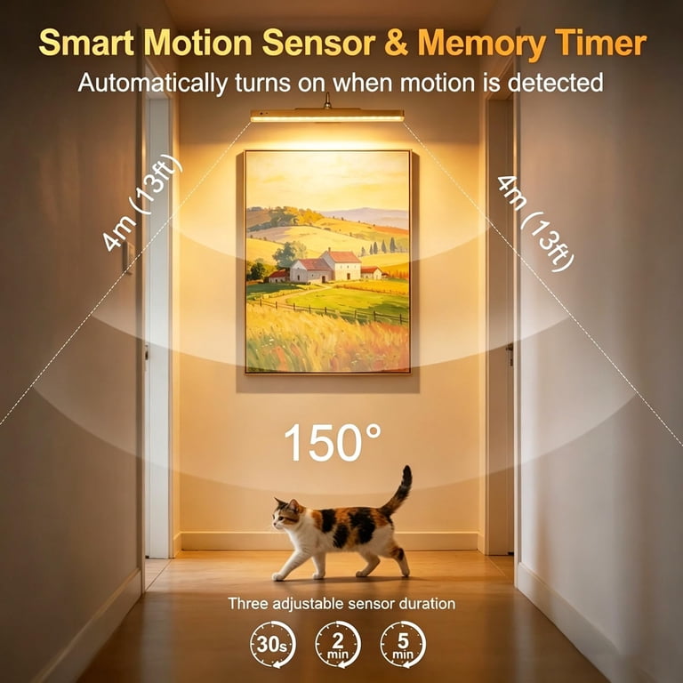 Yannovus Rechargeable Cordless Picture Light with Motion Sensor photo 8