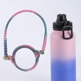 thumbnail image 6 of simhoa Water Bottle Handle Water Bottle Holder with Strap Silicone Water Bottle Carrier with Strap for Riding Hiking Cup Accessories Blue Pink, 6 of 9