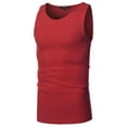 thumbnail image 1 of FashionOutfit Men's Basic Solid Sleeveless Round Neck Tank Top Various Colors, 1 of 4