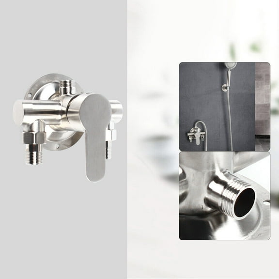 Wall Mount Shower Faucet Control Valve Bath Mixer Bathroom 1/2" Water Tap