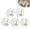 Silvery, variant on 5 Pack Modern Hexagon Adhesive Hooks Clear Acrylic Wall Mount Hangers for Bathroom Decoration No Damage Hanging Heavy Duty Utility Hooks for Kitchen Home Office Closet and Dorm Room Essentials