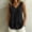Black, variant on Tank Tops for Women Casual V Neck Ruffle Hem Babydoll Tanks Sleeveless Flowy Peplum Tops
