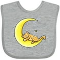 thumbnail image 3 of Inktastic Tabby Kitty Lunar Love Boys or Girls Baby Bib, 3 of 4
