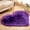 Purple, variant on Heart Shaped Rug, Soft Faux Heart Rug, Decorative Mat for Bedroom, Love Heart Bath Mat, Cozy Room Decor Rug, Love Heart Rug for Valentine's Day Purple 15.7x19.7 In (1Pcs)