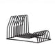 thumbnail image 3 of 2pcs Nordic Style Iron Wire Magazine Rack Display Book Stand Bookshelf Office, 3 of 9