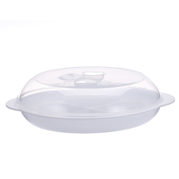 WORGEOUS 1 pieza de utensilios para hornear de cocina, horno microondas, vaporizador de huevos, molde para huevos en forma de corazón (blanco)