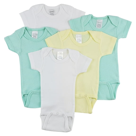 Bambini Short Sleeve One Piece 5 Pack