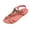 Pink, variant on Womens Sandals Breathable Open Toe Vacation Beach Sandals Comfortable Elastic Strap Shoes for Women Summer Fashion Bohemian Flats Shoes Wedding Footwear 5.5