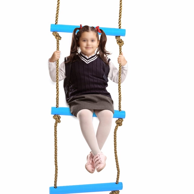 Children Climbing Ladder, Bearing Capacity 150 Kg, Six Section Design, Adjust Rope Height, Suitable for Home, Fitness Place