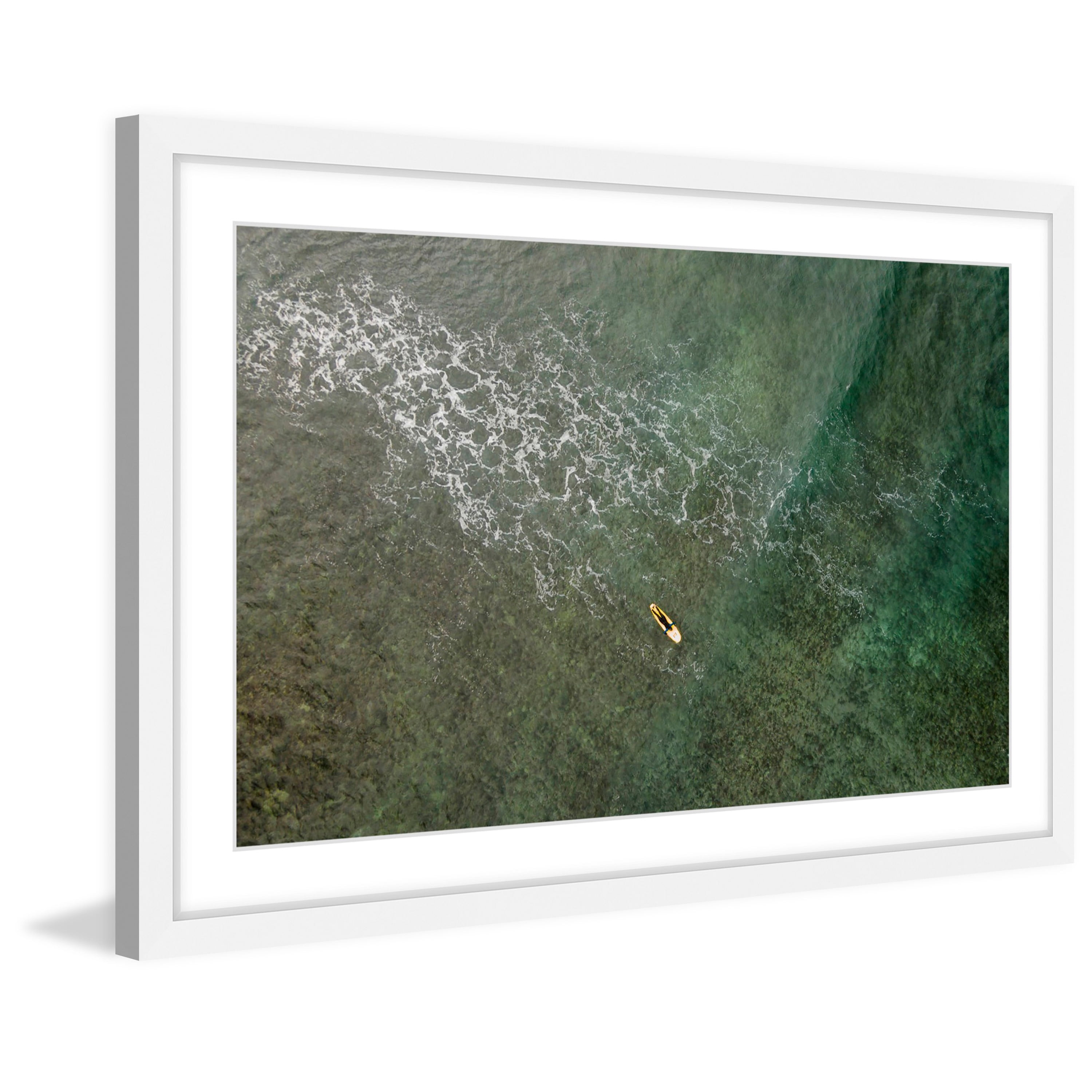 Marmont Hill "Floating Out" by Karolis Janulis Framed Painting Print