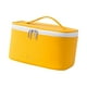 thumbnail image 2 of Bolsa de maquillaje pequeña Sunnimix organizador de maquillaje portátil de cuero Resistente al Agua Amarillo, 2 of 8