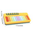 thumbnail image 3 of Rewenti Infant Multicolor Light Light Electronic Organ Touch Educational Children's Musical Instrument Piano Learning Toy, 3 of 6