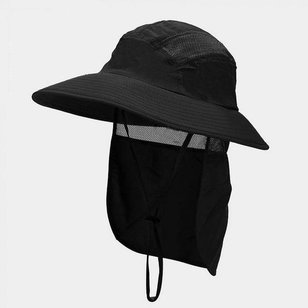 Fishing Hat With Neck Flap, Sun Protection Hiking Hat For Men