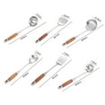 thumbnail image 6 of SunSunrise Cooking Utensils Non-stick Anti-slip 304 Stainless Steel Food Slotted Turner Soup Ladle for Bakery, 6 of 8