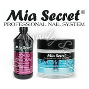 Mia Secret Liquid Monomer 16 oz and Clear Powder 1 oz