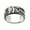 as shown, variant on Retro Fashion Alien Spacecraft Ring Band Mechanic Stainless Steel Ring (G,One Size)