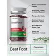 Beet Root Gummies 6000mg 100 Count Vegan Strawberry Flavor