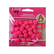Kole Imports CH979-96 Laurdiy Pink Pom Pom - Pack of 96