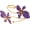 Purple, variant on Chunky Gold Flower Arm Cuff Bracelets for Women Boho Vintage Floral Upper Arm Statement Bangles Simple Open Bracelets Valentines Coquettish Jewelry