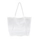 thumbnail image 1 of Bolsa de malla portátil, bolsas de almacenamiento para niños, bolsa de playa para natación, toallas, bolsa de maquillaje para mujeres, color blanco, 1 of 5