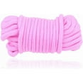 thumbnail image 3 of Casewin Soft Cotton Rope, Multipurpose Durable Long Rope Craft Colored Rope, 32 Feet/10M Soft Twisted Cotton Knot Tying Rope Cord, Utility Braided Cotton Rope (Pink), 3 of 7