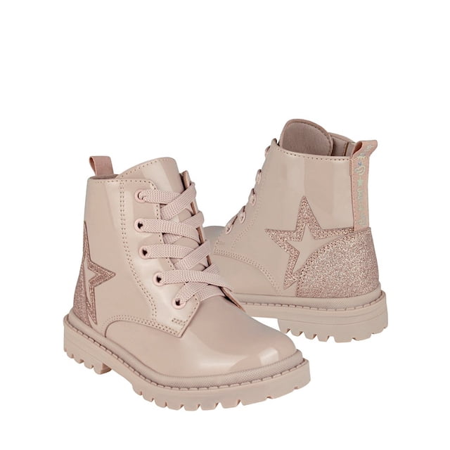 BOTINES NIÑA BAMBINO BM6343-A2 CHAROL BEIGE BAMBINO BM6343-A2