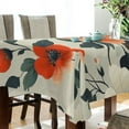 thumbnail image 4 of Yayeee Tablecloths for Rectangular Tables 60 x 90 inch Party Table Cover, Large Red Floral Pattern, 4 of 6