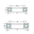 thumbnail image 5 of Bicycle Headset Bearings For Trek Madone Domane Emonda 30.15X40X6.5/ 40X51X6.5Mm, 5 of 9