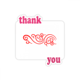 thumbnail image 1 of Cloud Auspicious Symbol China Thank You Stickers Quote Grateful, 1 of 3