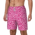 thumbnail image 2 of Balery Leopard Mens Swim Trunks Swim Shorts for Men Quick Dry Inseam Beach Shorts with Compression Liner Pocket-XX-Large, 2 of 9