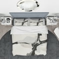 thumbnail image 3 of Designart 'Abstract Neutral III' Geometric Bedding Set - Duvet Cover & Shams, 3 of 4