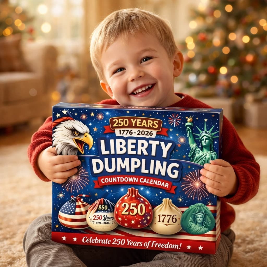 250th Independence Day Mystery Advent Calendar Bun Advent Calendar Dumpling Squishies, Colorful Dumplings Stress Balls Fidget Sensory(12 Dumplings)