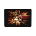 thumbnail image 4 of England London Grunge Skull Rugs Doormat, Non-Slip Machine Washable Carpets Floor Door Mat , 36" x 24", 4 of 6