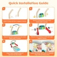 thumbnail image 5 of Baby Play Mat,  Caveen 4 in 1  Baby Gym Activity Center with Musical Light Piano, Baby Learning Walker for 0-36 Months Infant Toddler, 5 of 13
